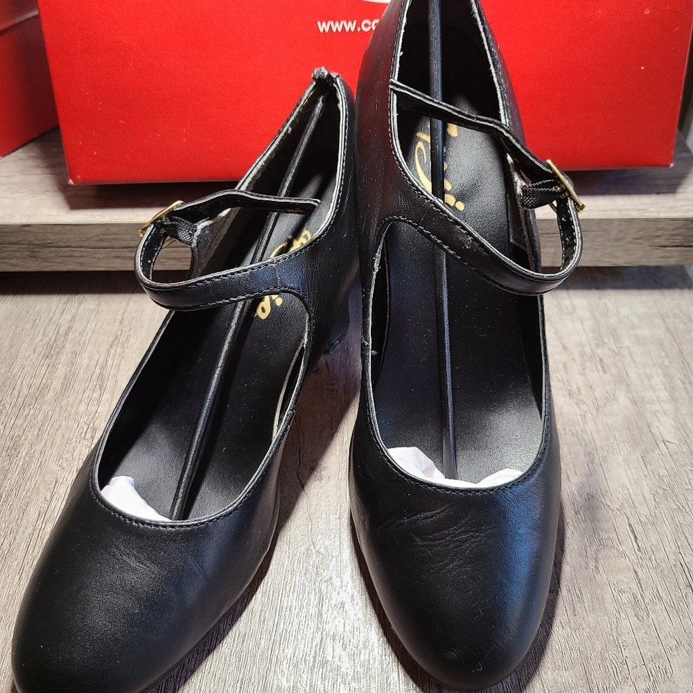Capezio Manhattan character shoes style 653 black